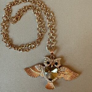 Whimsical Owl Pendant Necklace